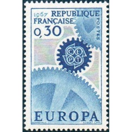 France Yvert Num 1521 ** Europa  1967