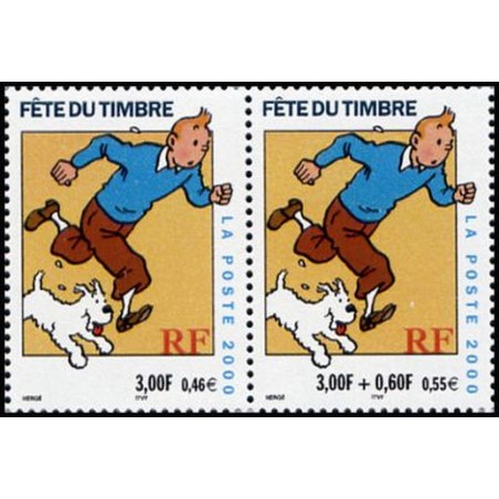 France Yvert Num P3304A ** Tintin  2000