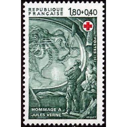 France Yvert Num 2248 ** Croix Rouge Verne  1982