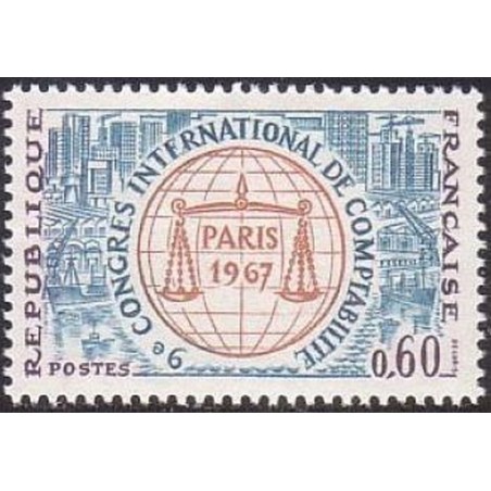 France Yvert Num 1529 ** Comptabilité  1967