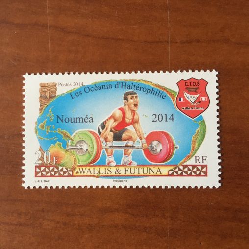Wallis et Futuna 816luxe sans charnière Sport Halterophilie 2014