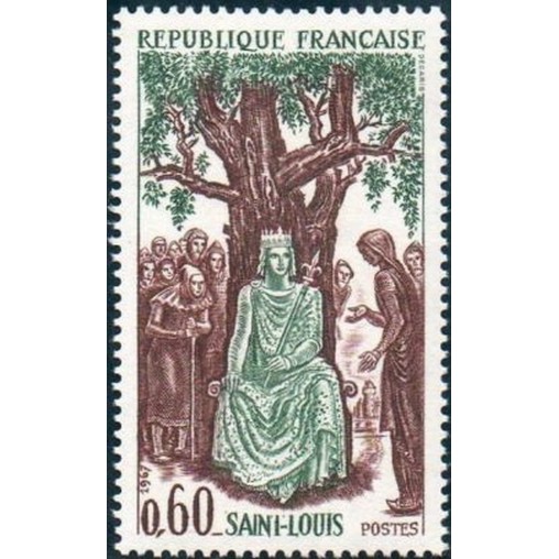 France Yvert Num 1539 ** Louis IX  1967