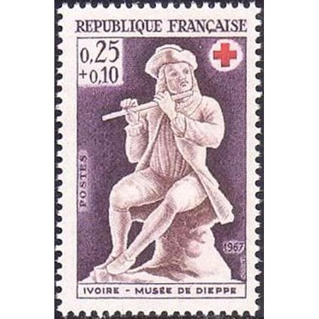 France Yvert Num 1540 ** Croix Rouge  1967