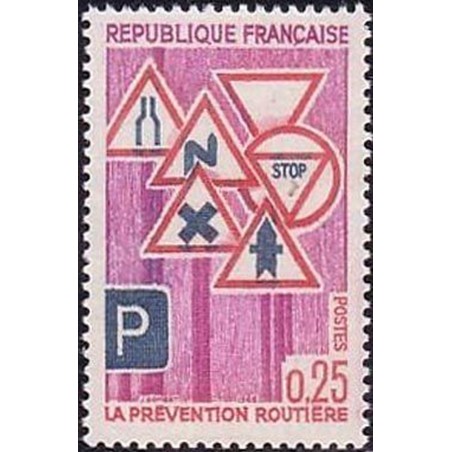 France Yvert Num 1548 ** Prenvention Routière  1968