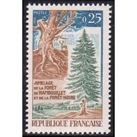 France Yvert Num 1561 ** Foret  1968
