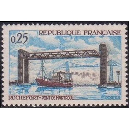France Yvert Num 1564 ** Pont de Martrou  1968