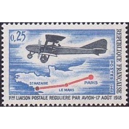 France Yvert Num 1565 ** Avion  1968