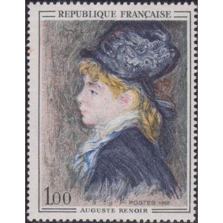 France Yvert Num 1570 ** Tableau Renoir  1968
