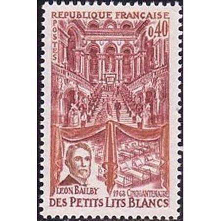 France Yvert Num 1575 ** Leon Bailby  1968