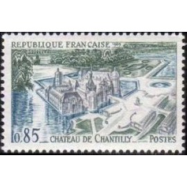 France Yvert Num 1584 ** Château Chantilly  1969