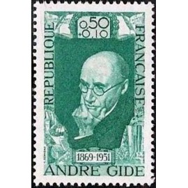 France Yvert Num 1594 ** André Gide  1969