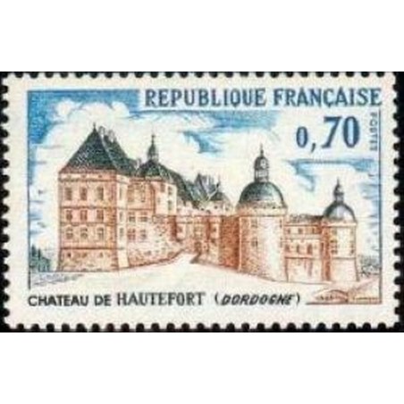 France Yvert Num 1596 ** Château Hautefort  1969