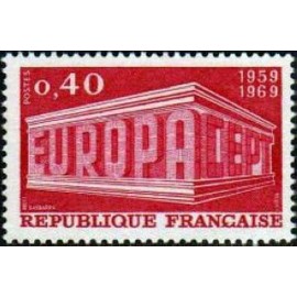 France Yvert Num 1598 ** Europa  1969