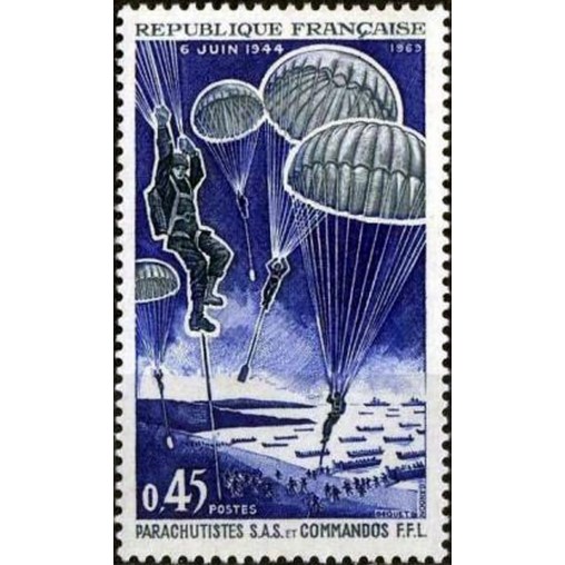 France Yvert Num 1603 ** Parachute  1969
