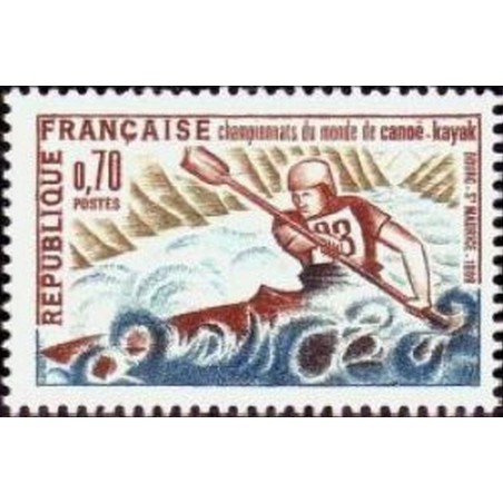 France Yvert Num 1609 ** Canoé Kayak  1969