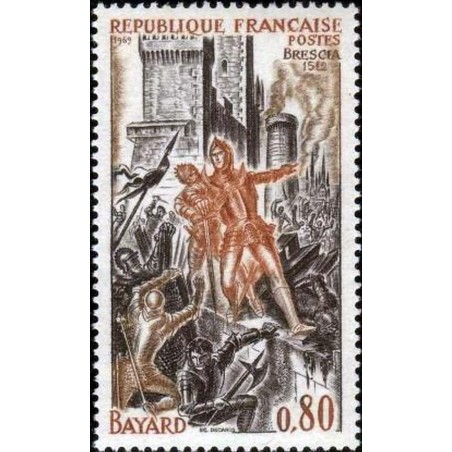France Yvert Num 1617 ** Chevalier Bayard  1969