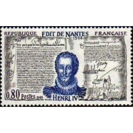 France Yvert Num 1618 ** Henri IV  1969