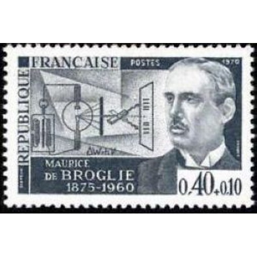 France Yvert Num 1627 ** Maurice De Broglie  1970