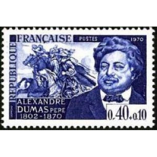 France Yvert Num 1628 ** Alexandre Dumas  1970
