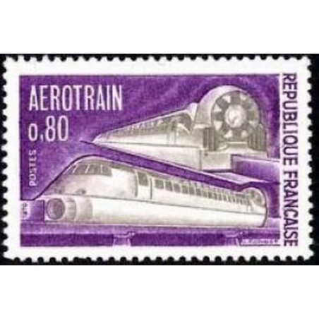 France Yvert Num 1631 ** Aerotrain  1970