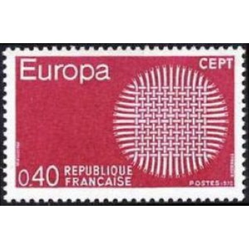 France Yvert Num 1637 ** Europa  1970