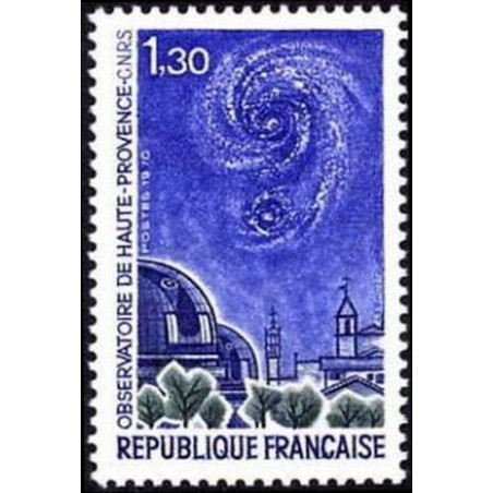 France Yvert Num 1647 ** Observatoire etoile  1970
