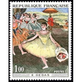 France Yvert Num 1653 ** Tableau Degas  1970