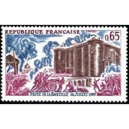 France Yvert Num 1680 ** Bastille  1971
