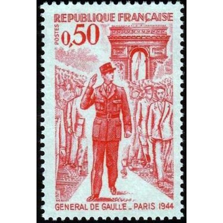 France Yvert Num 1697 ** Gene De Gaulle  1971