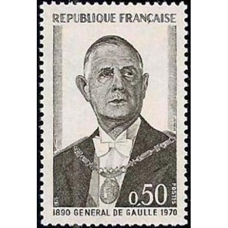 France Yvert Num 1698 ** Gene De Gaulle  1971
