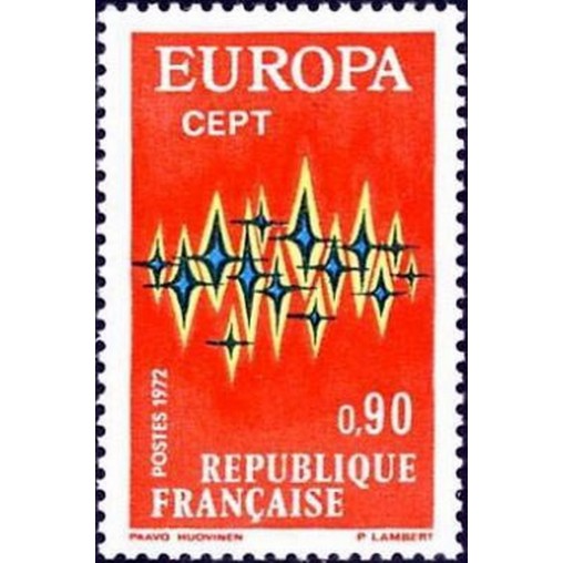 France Yvert Num 1715 ** Europa  1972