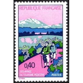 France Yvert Num 1723 ** Tourisme rando  1972