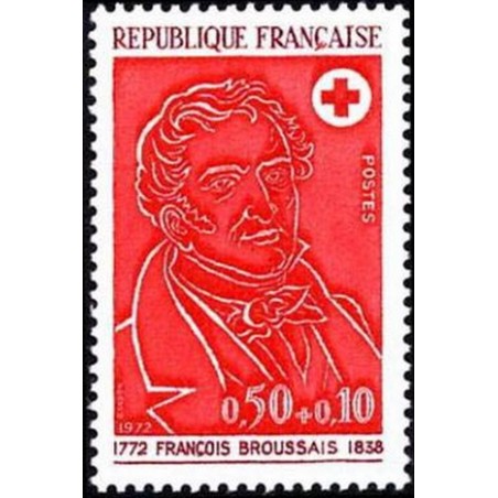 France Yvert Num 1736 ** Croix Rouge  1972