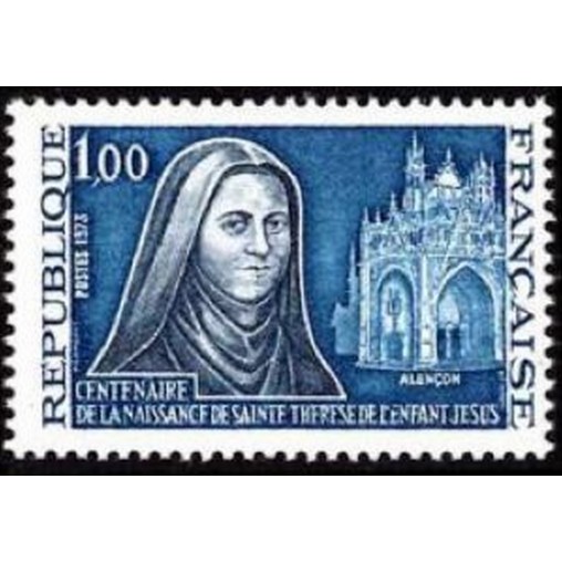 France Yvert Num 1737 ** St Therese  1973
