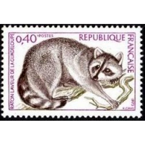 France Yvert Num 1754 ** raton guadeloupe  1973