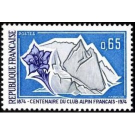 France Yvert Num 1788 ** Gentiane Glacier  1974