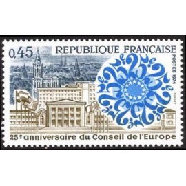 France Yvert Num 1792 ** Europe  1974