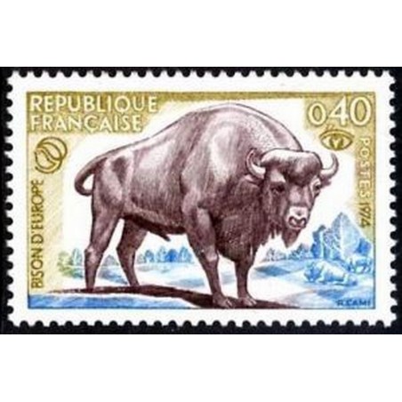 France Yvert Num 1795 ** Bison  1974