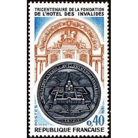 France Yvert Num 1801 ** Invalide  1974