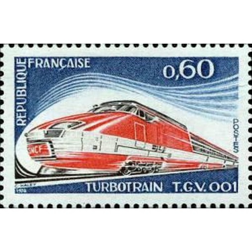France Yvert Num 1802 ** TGV  1974