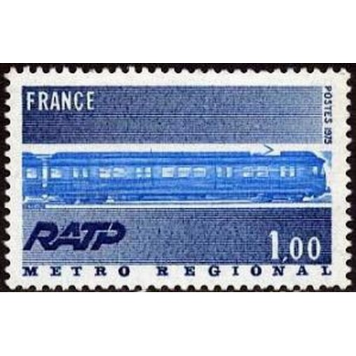 France Yvert Num 1804 ** Metro  1974