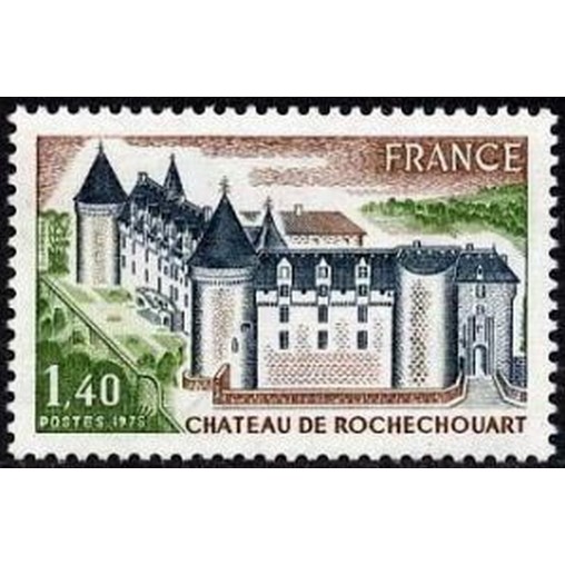 France Yvert Num 1809 ** Château   1974