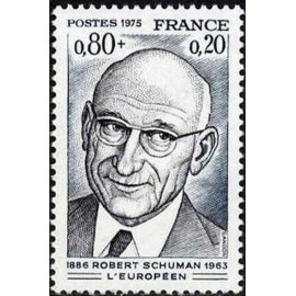 France Yvert Num 1826 ** Robert Schuman  1974