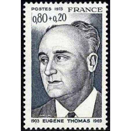 France Yvert Num 1827 ** Eugène Thomas  1974