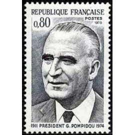 France Yvert Num 1839 ** Pompidou president  1975