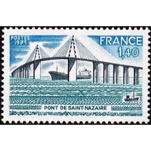 France Yvert Num 1856 ** Pont de St Nazaire  1975