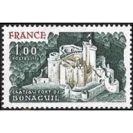 France Yvert Num 1871 ** Château Bonaguil  1976