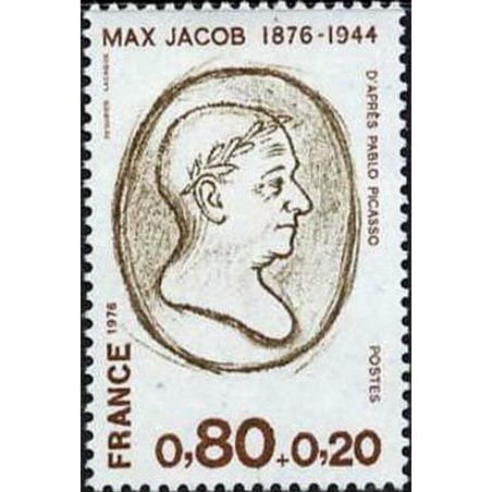 France Yvert Num 1881 ** Max Jacob  1976