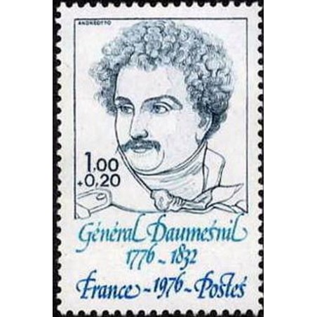 France Yvert Num 1896 ** Grl Daumesnil  1976