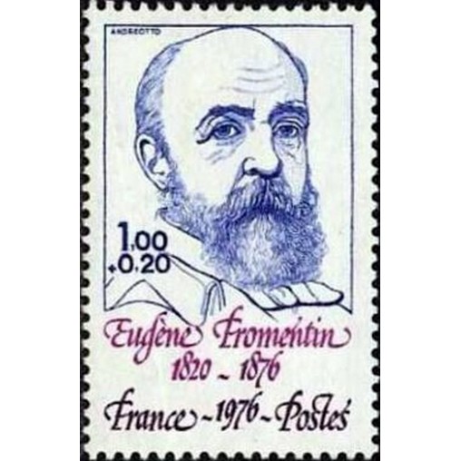 France Yvert Num 1897 ** Engène Fromentin  1976